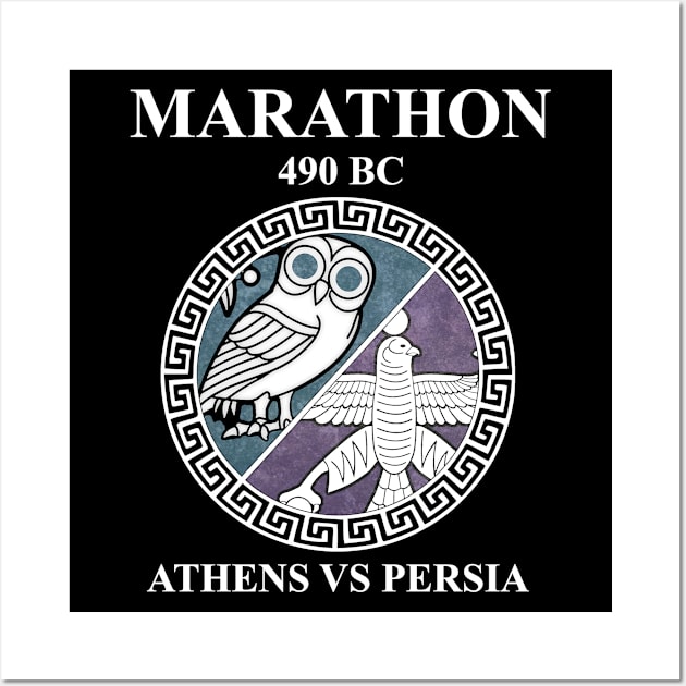 Battle of Marathon Athens vs Persia 490 BC Wall Art by AgemaApparel